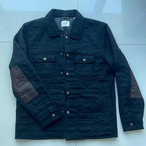 Billy Reid Quilted Wool/Cashmere Jacket with Elbow Patches and Down Lining